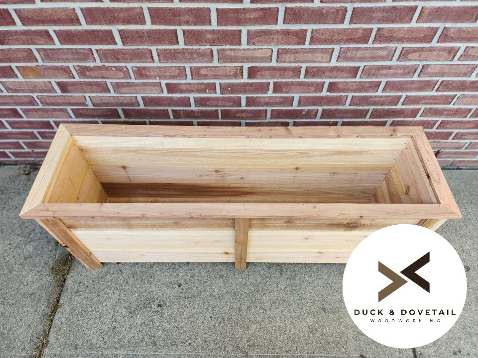 12 x 48 Cedar Planter Box Plans