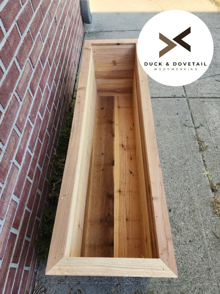 12 x 48 Cedar Planter Box Plans