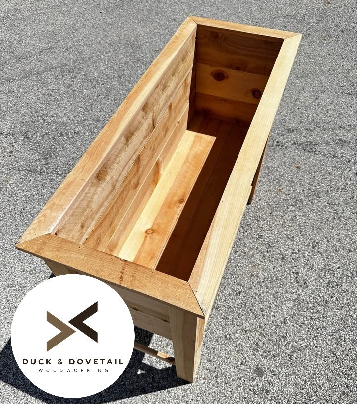 12 x 36 Cedar Planter Box Plans
