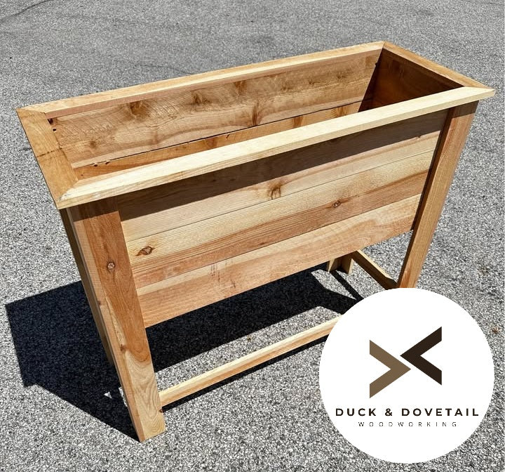 12 x 36 Cedar Planter Box Plans