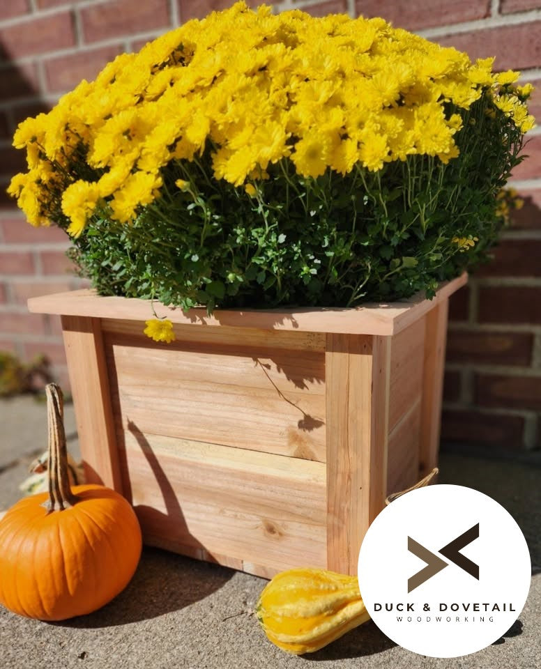 12 x 12 Cedar Planter Box Plans