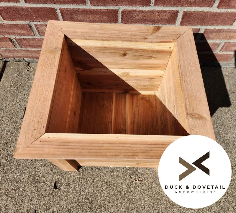 12 x 12 Cedar Planter Box Plans