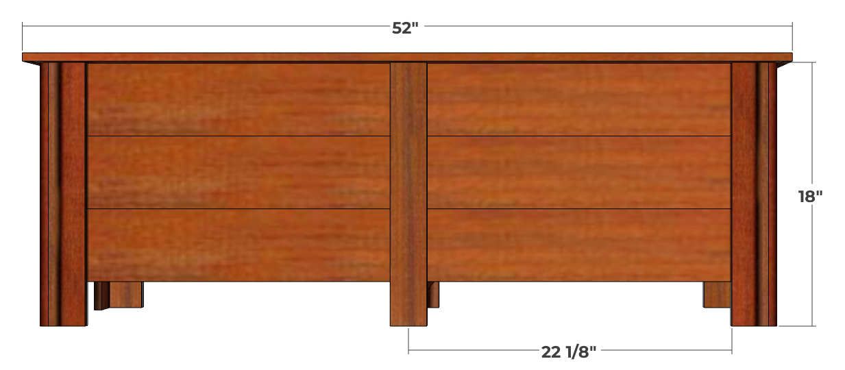 12 x 48 Cedar Planter Box Plans