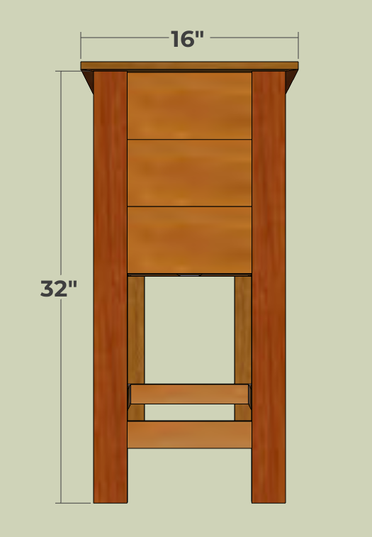12 x 36 Cedar Planter Box Plans